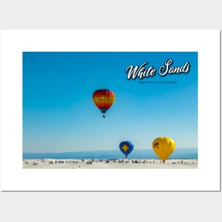 White Sands Hot Air Balloon Invitational Posters and Art